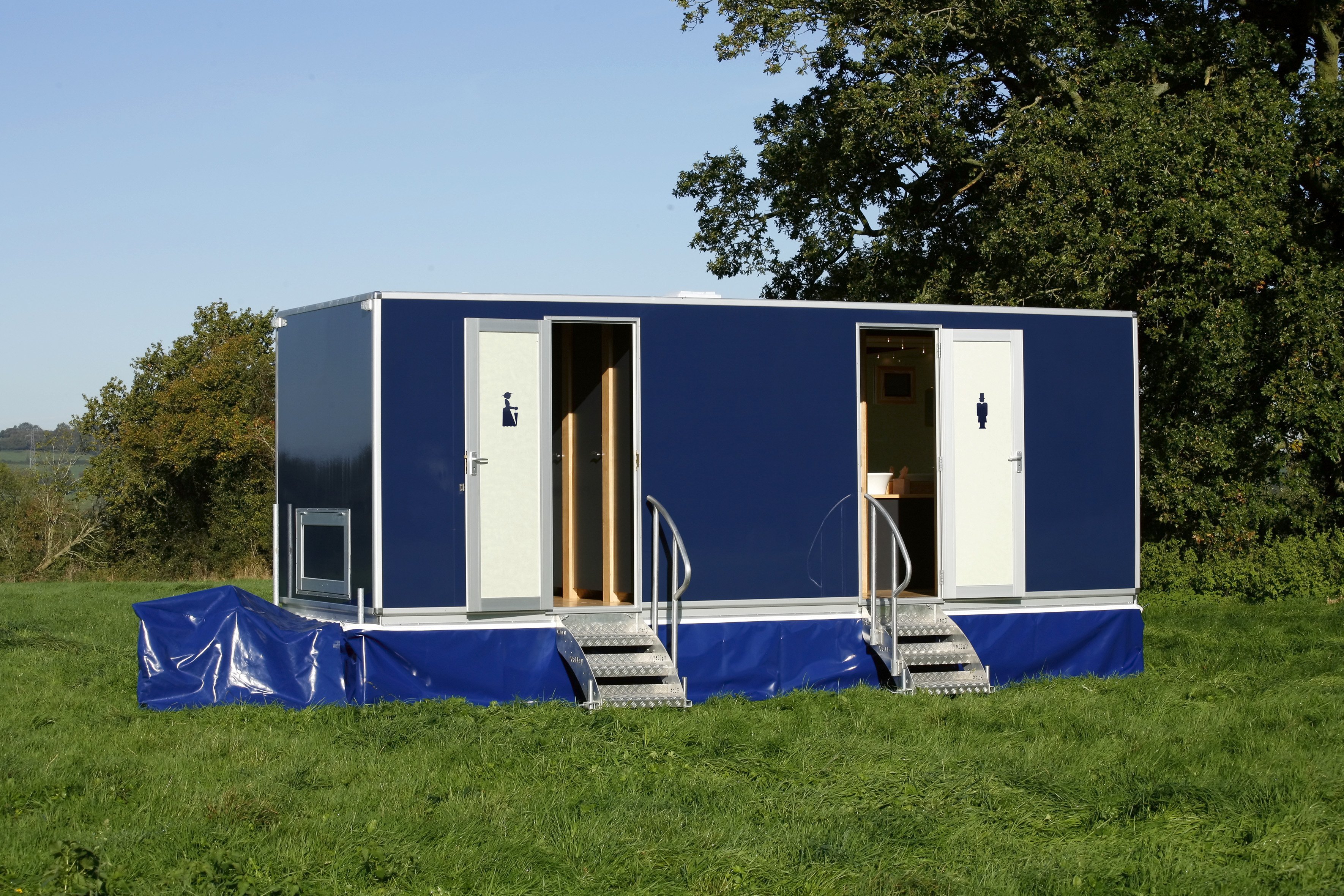 Portable toilet and shower units for hire in and around Bristol, Bath